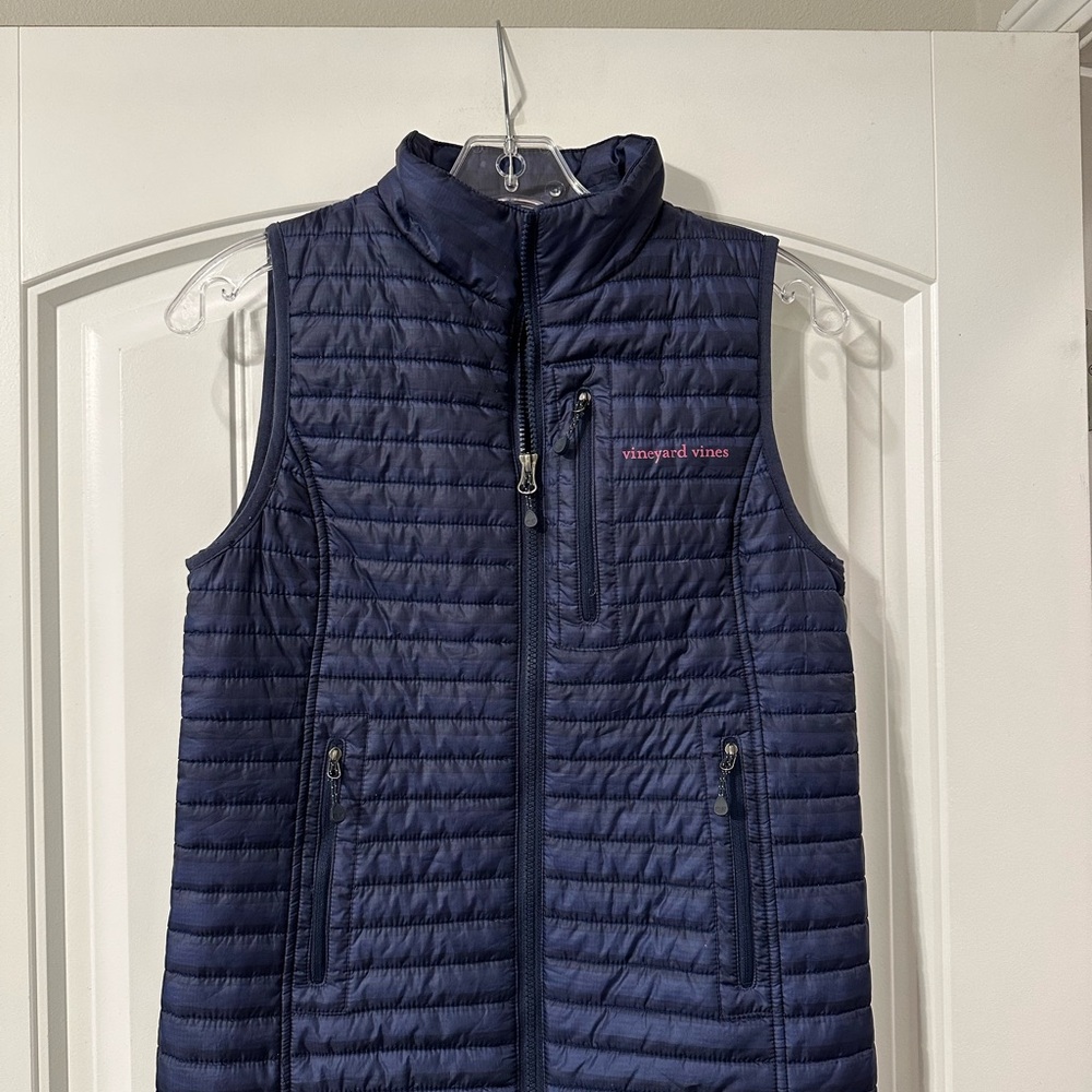 Vineyard Vines Navy Puffer Vest
